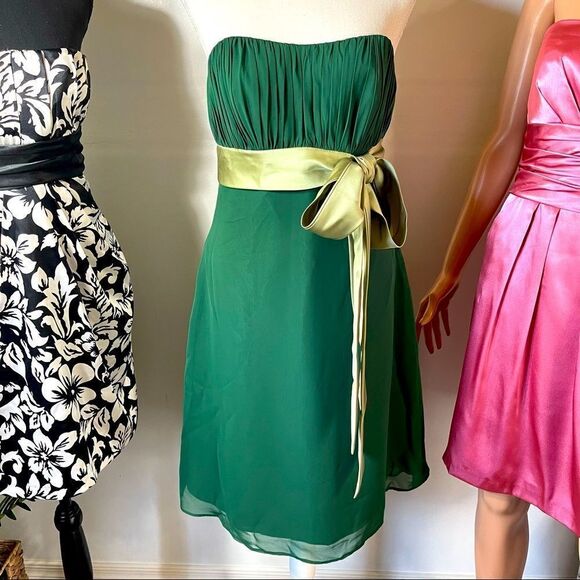 Alfred Angelo Strapless Bridesmaid Dress MEDIUM - Picture 2 of 13